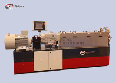 Filling Lab Scale Twin Screw Extruder , 35mm Double Screw Extruder Machine